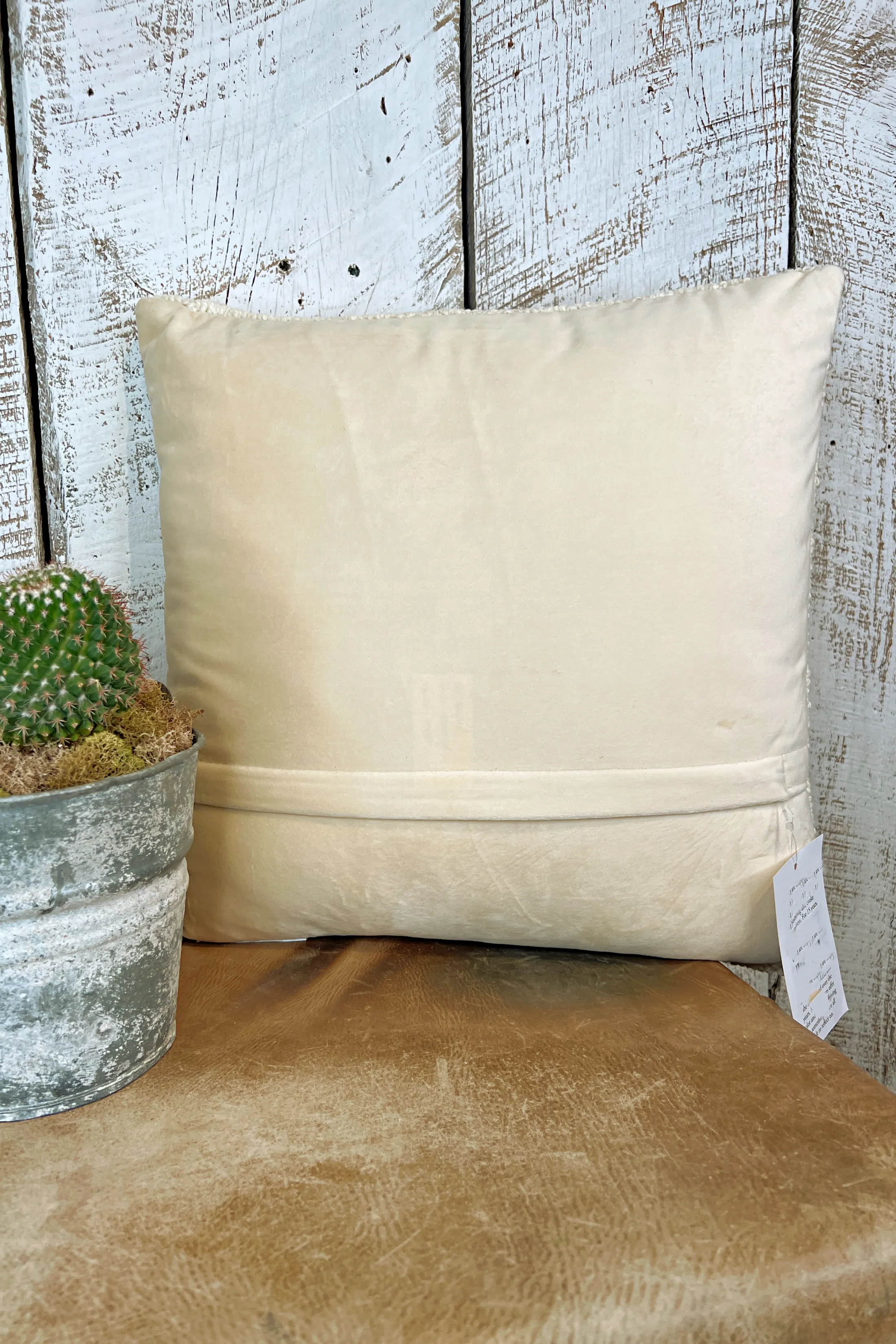 The Desert Florals ~ Wool Hooked Pillow