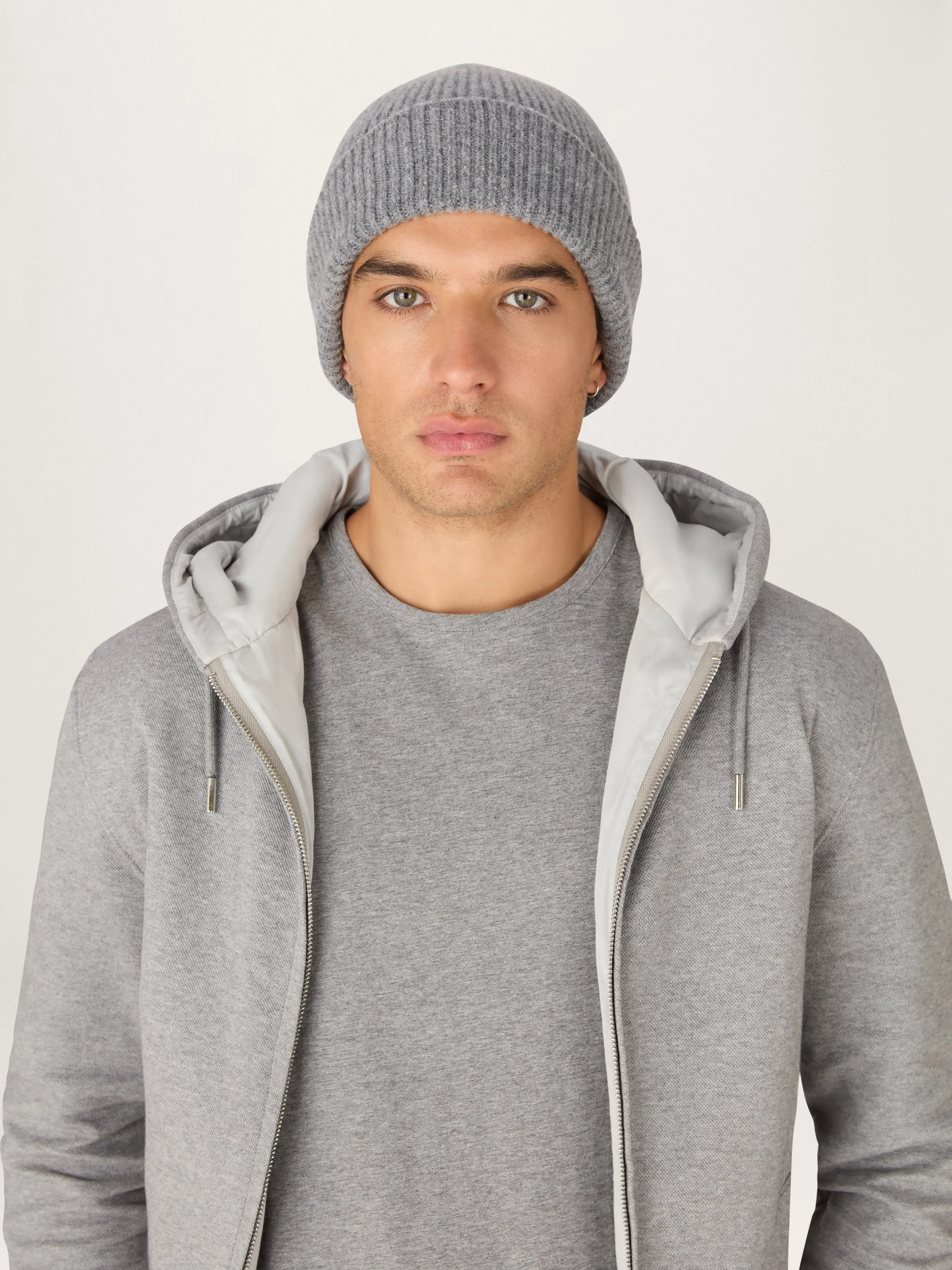 The Knitted Hat || Grey | Wool