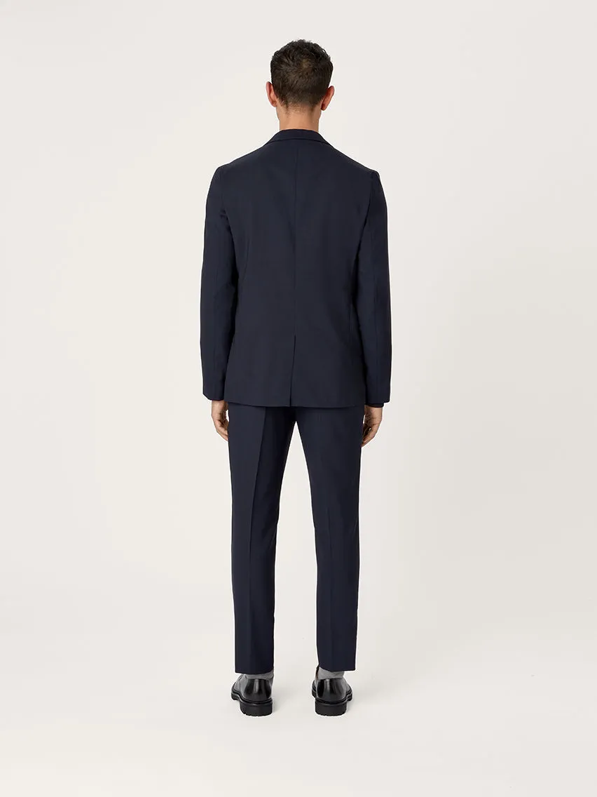 The Tropical Wool Suit - Navy