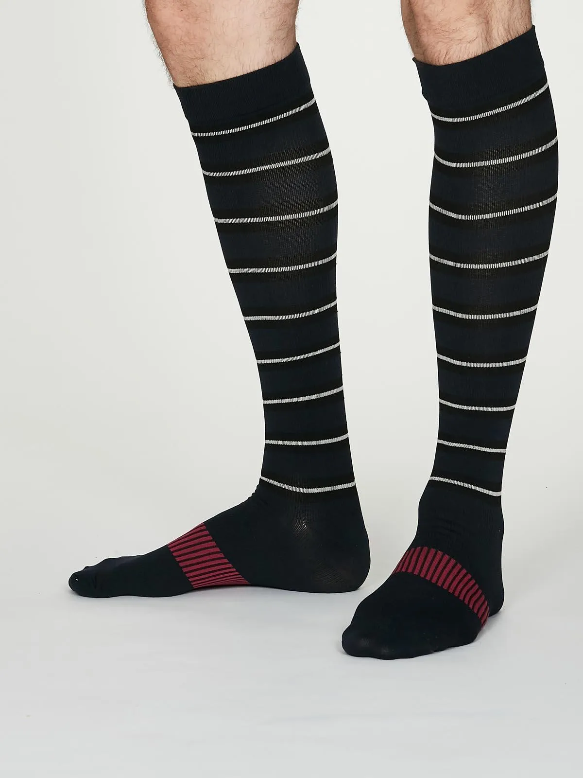 Thomas Compression Socks - Navy Blue