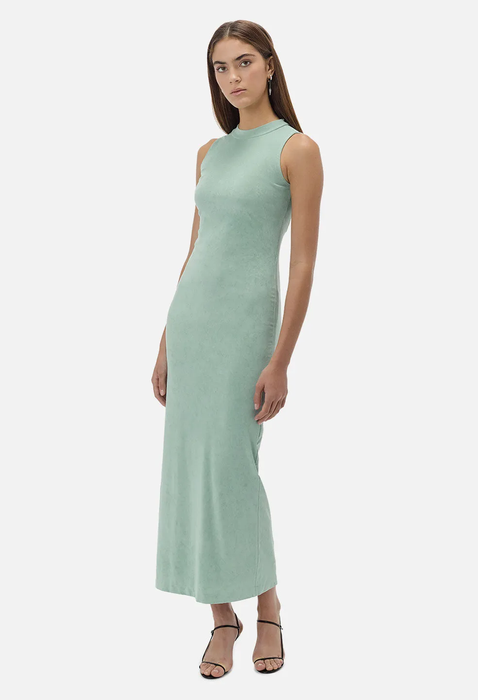 Velvet Jersey Maxi / Celadon