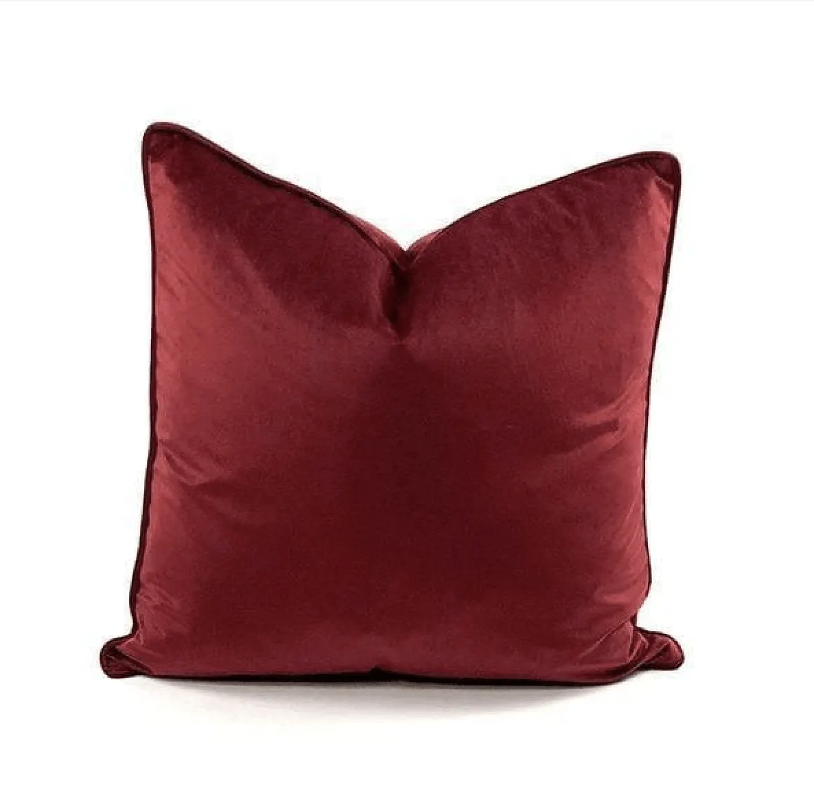 Velvet Pillow in Wine