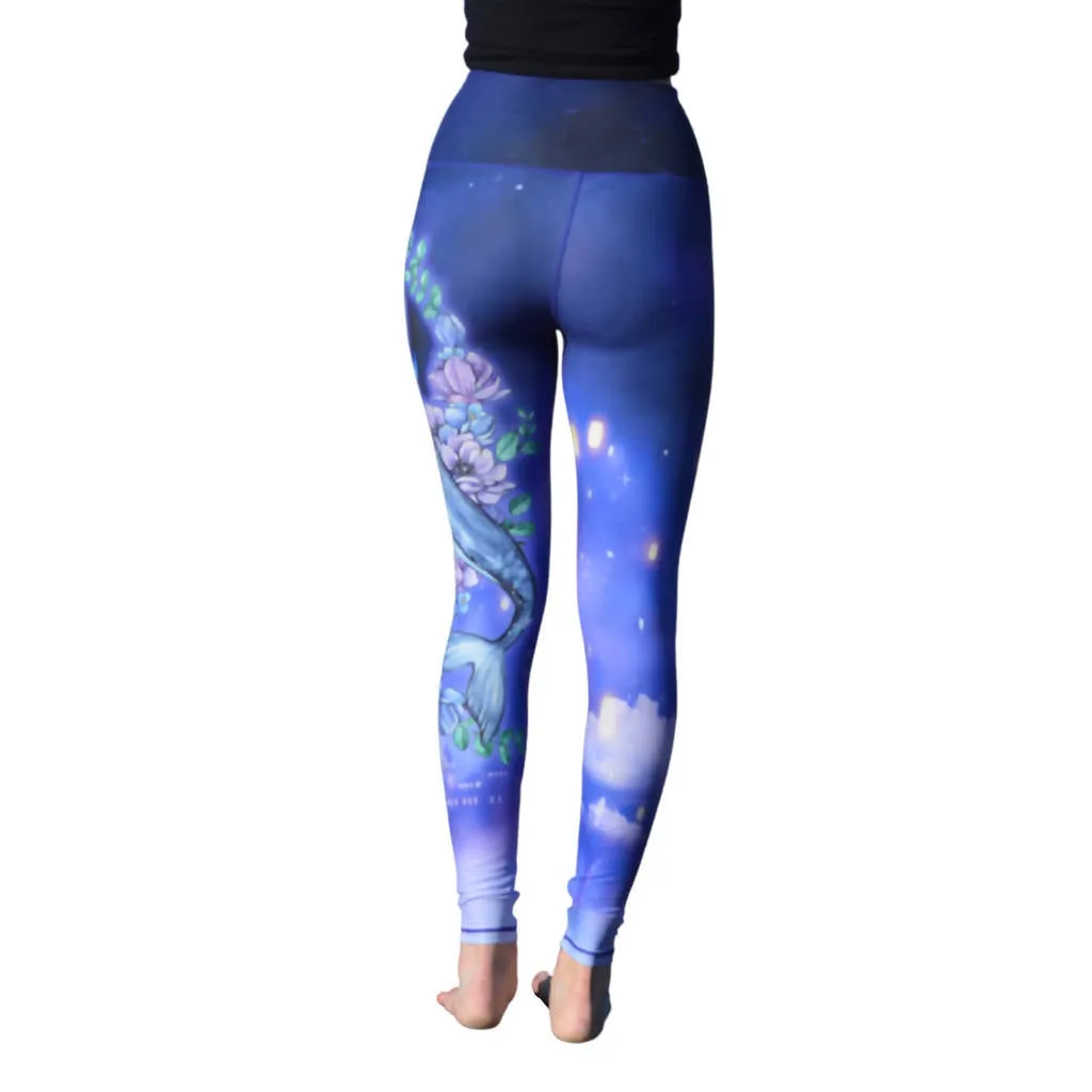 Whale Yoga Leggings