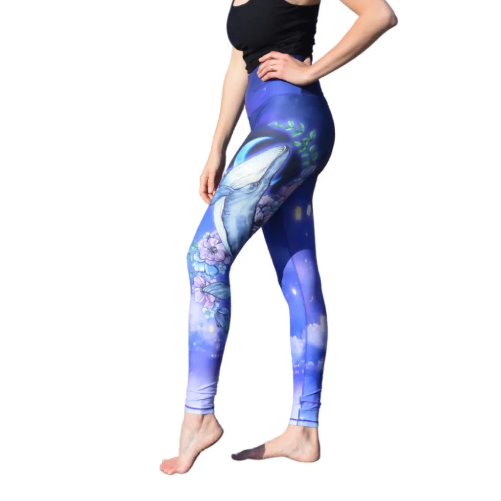 Whale Yoga Leggings