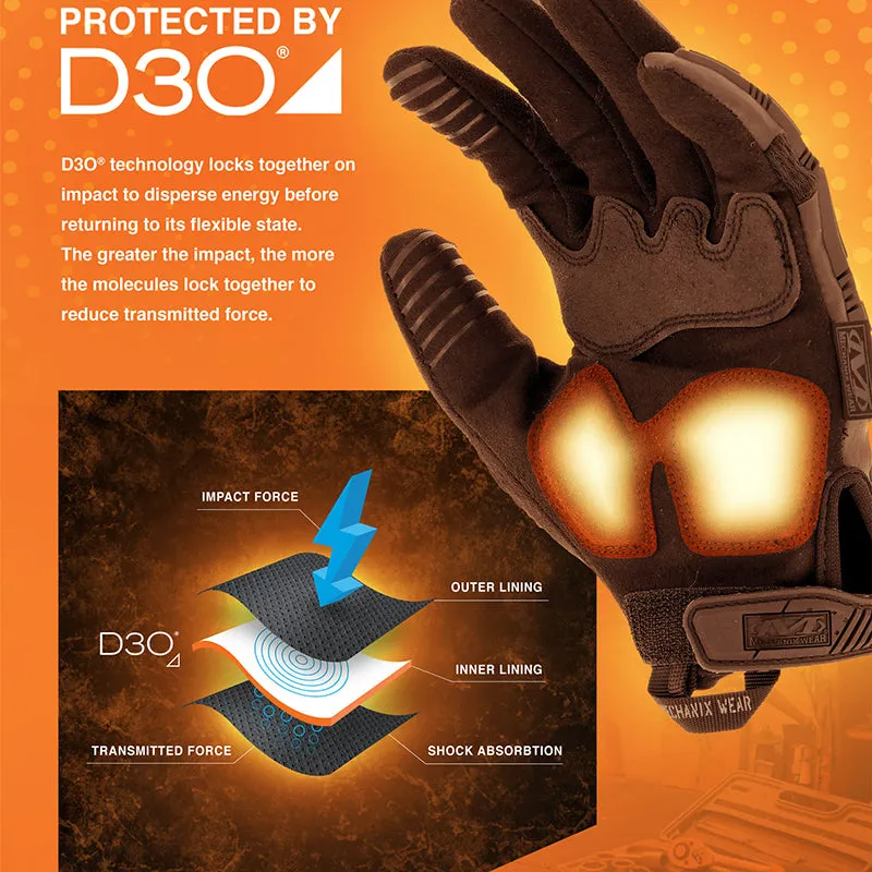 With Impact Protection and Vibration Absorption Men Safety Gloves