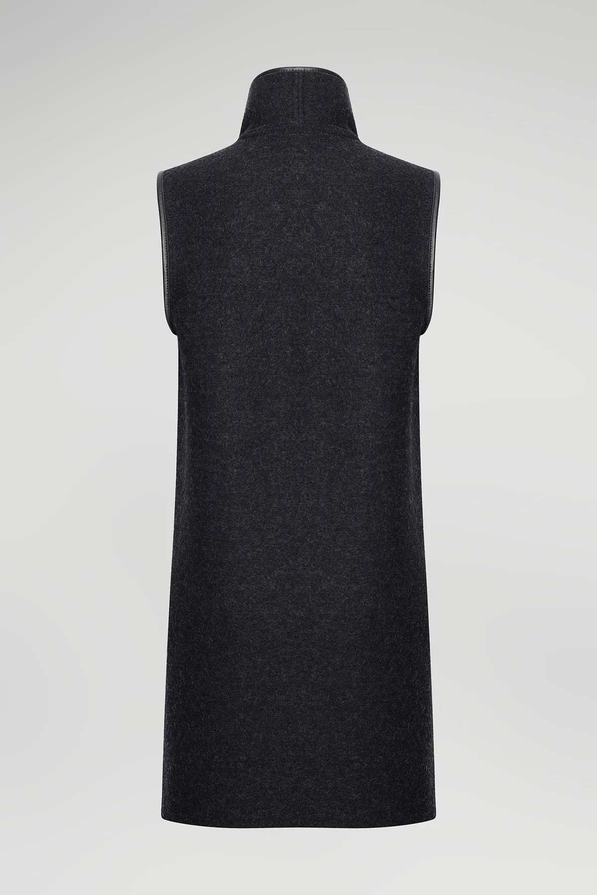 Zoe - Anthracite Wool Vest